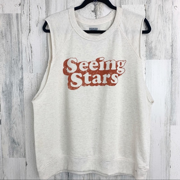 Aerie Muscle T Seeing Stars New With Tags - Picture 2 of 8
